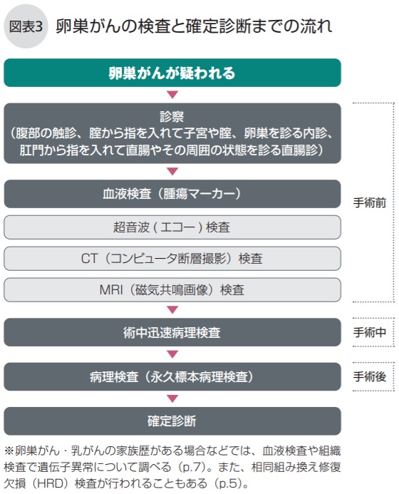 卵巣がんの検査と確定診断までの流れ