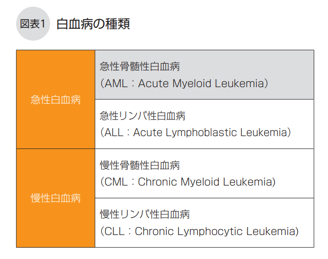 白血病の種類